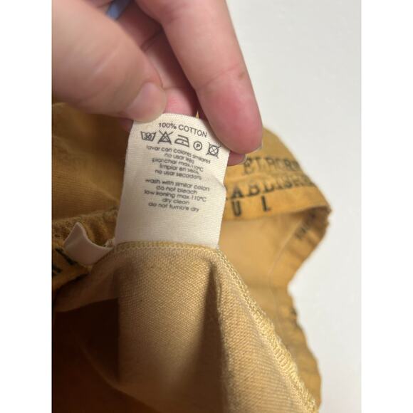 LITTLE CREATIVE FACTORY Cotton Yellow with Text Size 24 Months DRESS - Picture 3 of 6